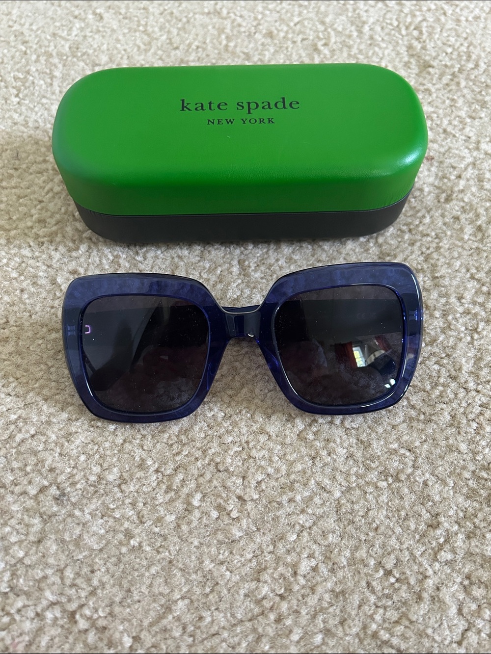 kate spade Naomi/S Indigo Square Hello Sunshine Sunglasses